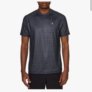 Spyder Men's Dark Gray Short Sleeve Tee